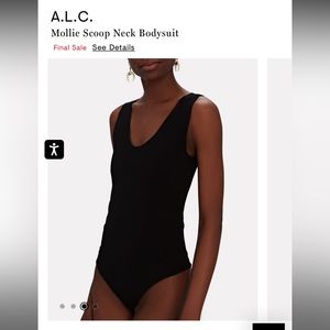 A.L.C. black bodysuit